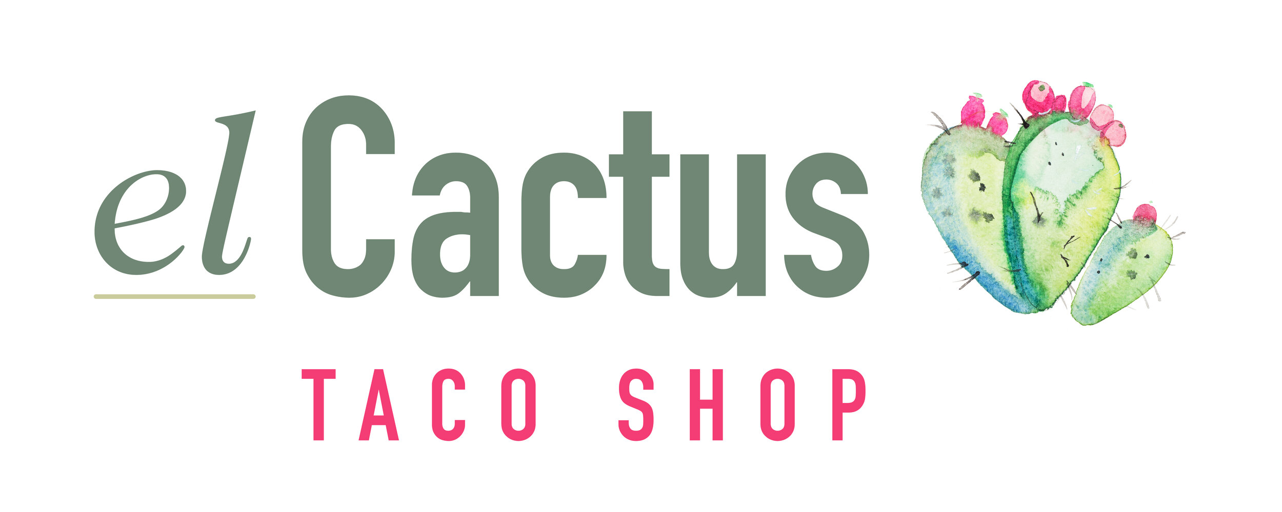 El Cactus Taco Shop logo